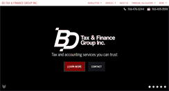 Desktop Screenshot of bdtaxfinancegroup.com